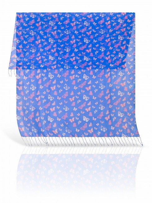 Палантин Женский S20-BUTTFLY/ROYAL.BLUE